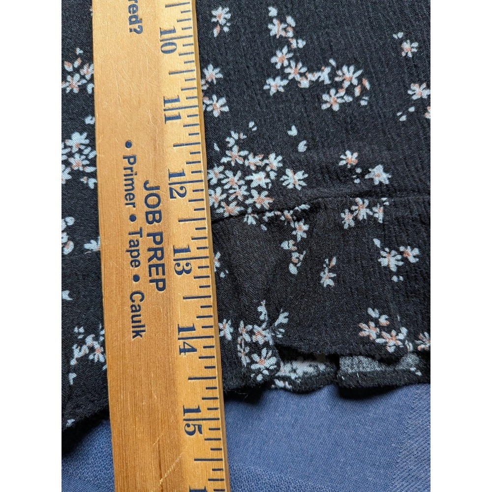 Abercrombie & Fitch Mini Skirt S Cottage Coquette Ditsy Floral Ruffle Hem Cute - Picture 7 of 9